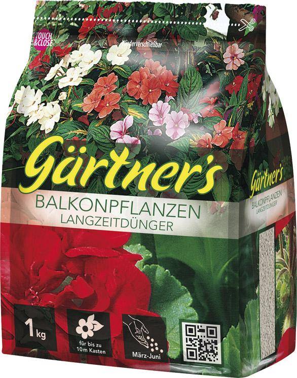 Balkonpflanzen GÄR 1 Kg Gärtners Langzeitdünger