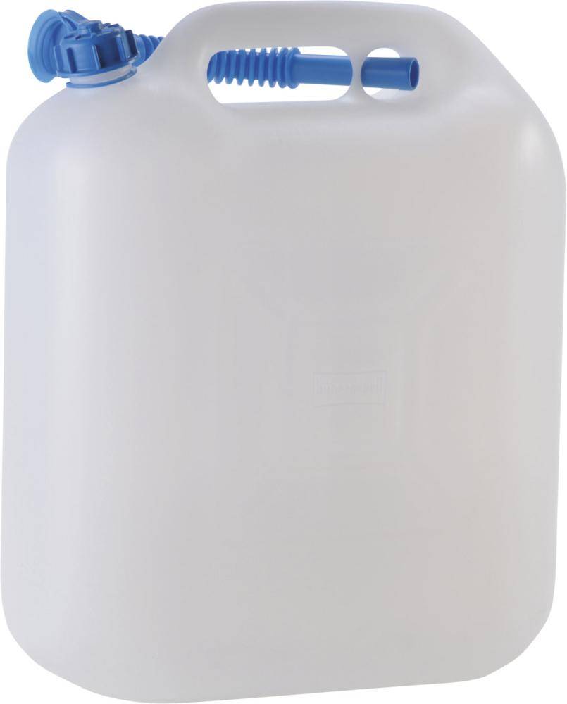 Wasserkanister 22 l HD-PE natur B370xT190xH440 mm mit Auslaufrohr