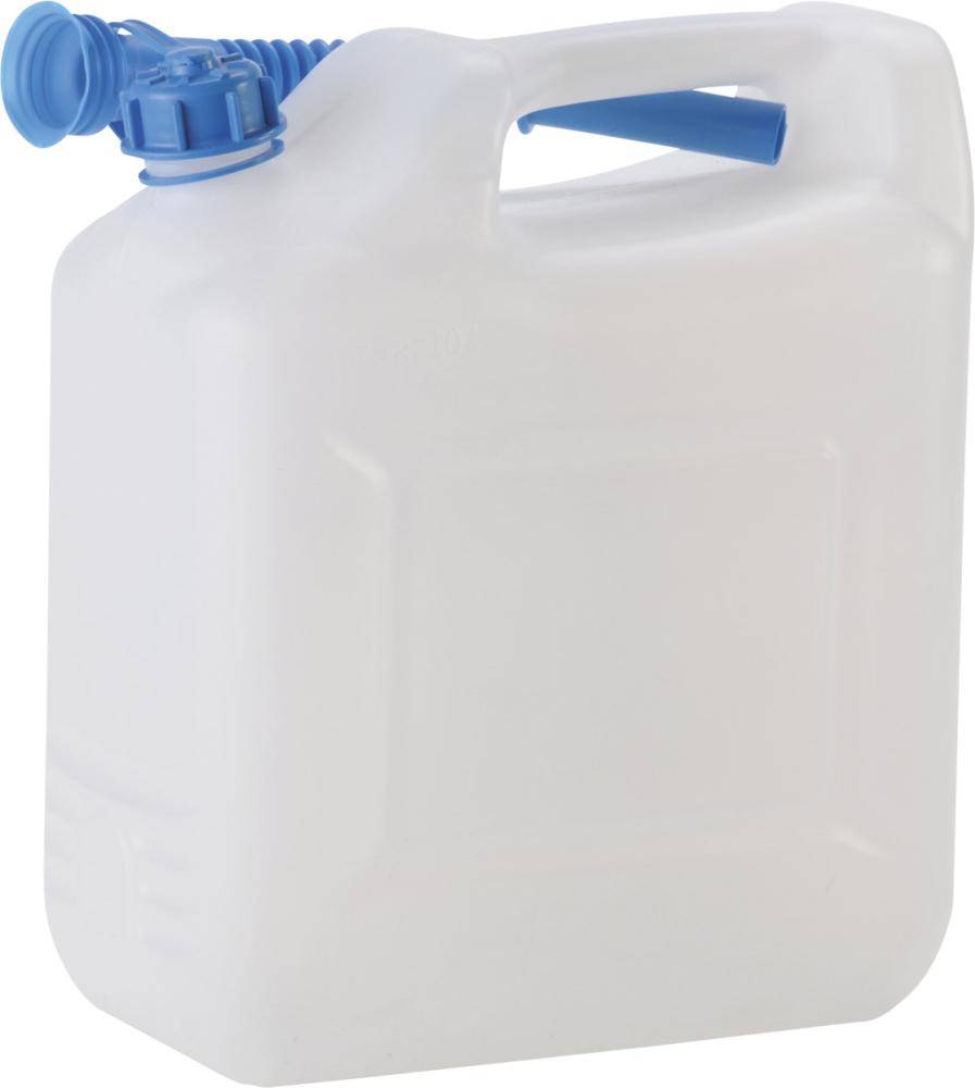 Wasserkanister 12 l HD-PE natur B290xT160xH331,5 mm mit Auslaufrohr