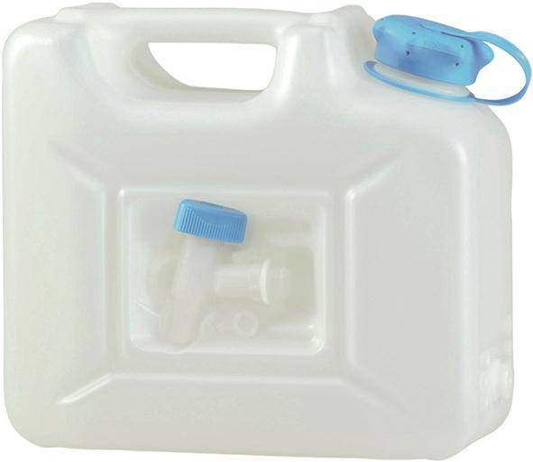 Wasserkanister 12 l HD-PE natur B350xT165xH310 mm