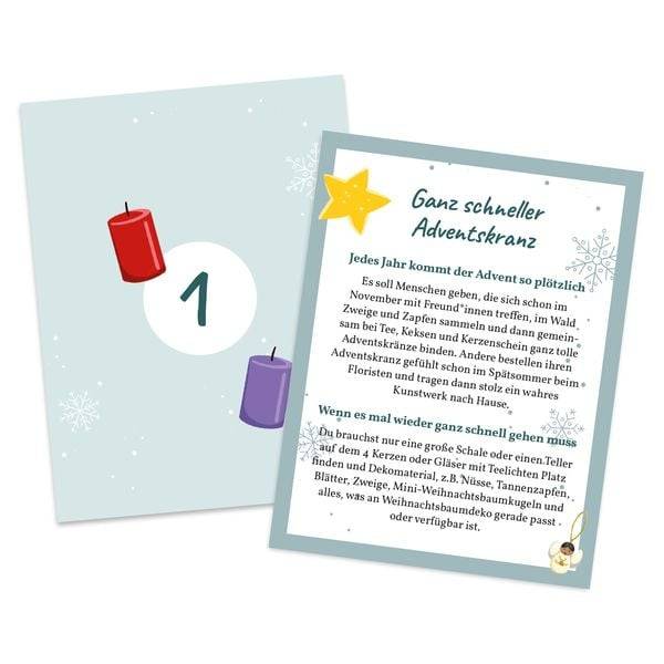 Adventskalender-Box „24 faule Ausreden“ warum ich keinen Adventskalender gebastelt habe