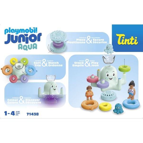 PLAYMOBIL JUNIOR & Tinti 71438 - Bunter Tintenfisch