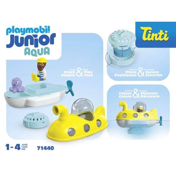 PLAYMOBIL JUNIOR & Tinti 71440 - Buntes U-Boot