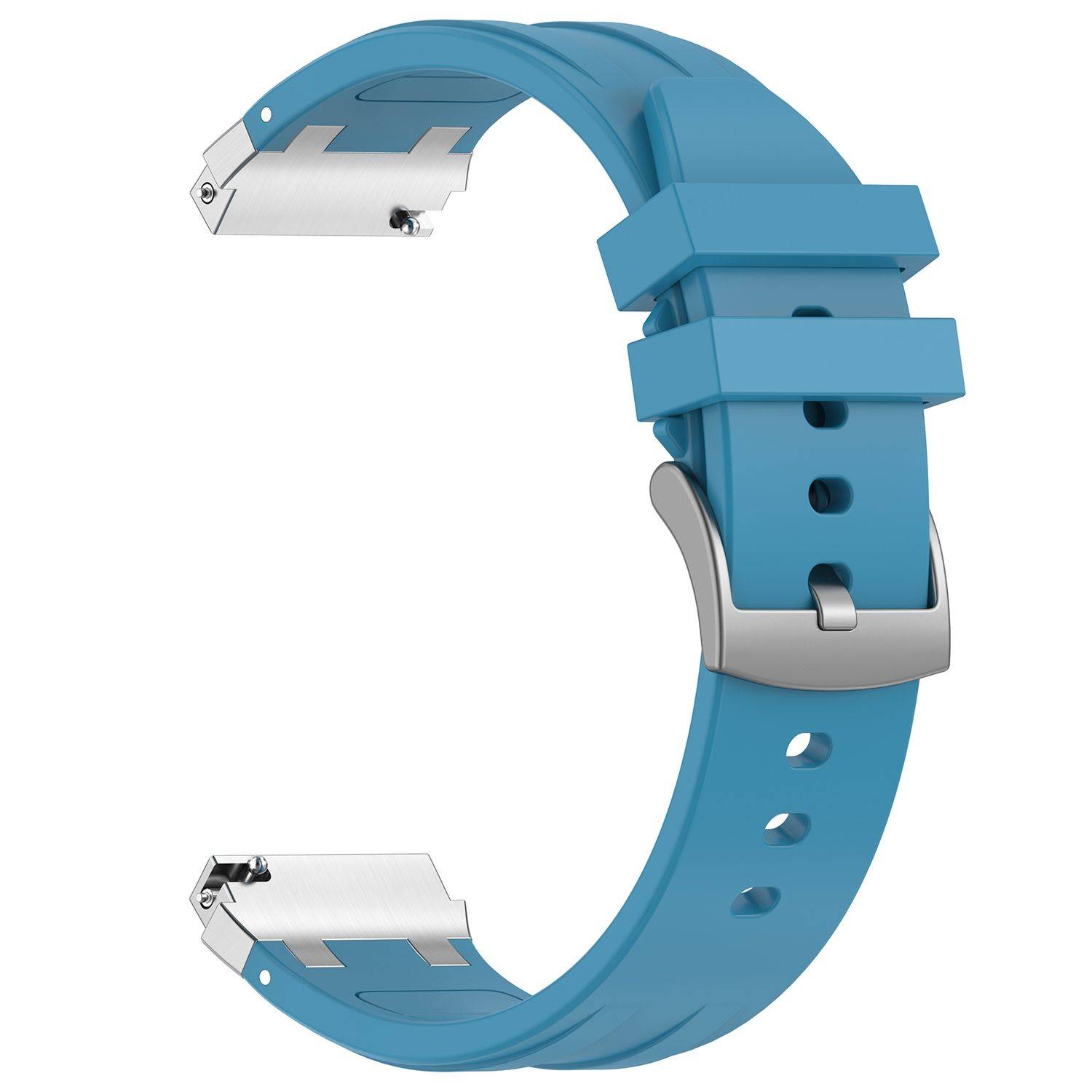 Für Samsung Galaxy Watch FE 40mm hochwertiges Silikon Arm Band Blau