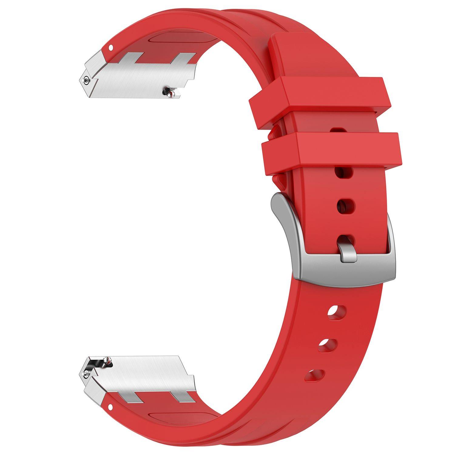 Für Samsung Galaxy Watch FE 40mm hochwertiges Silikon Arm Band Rot