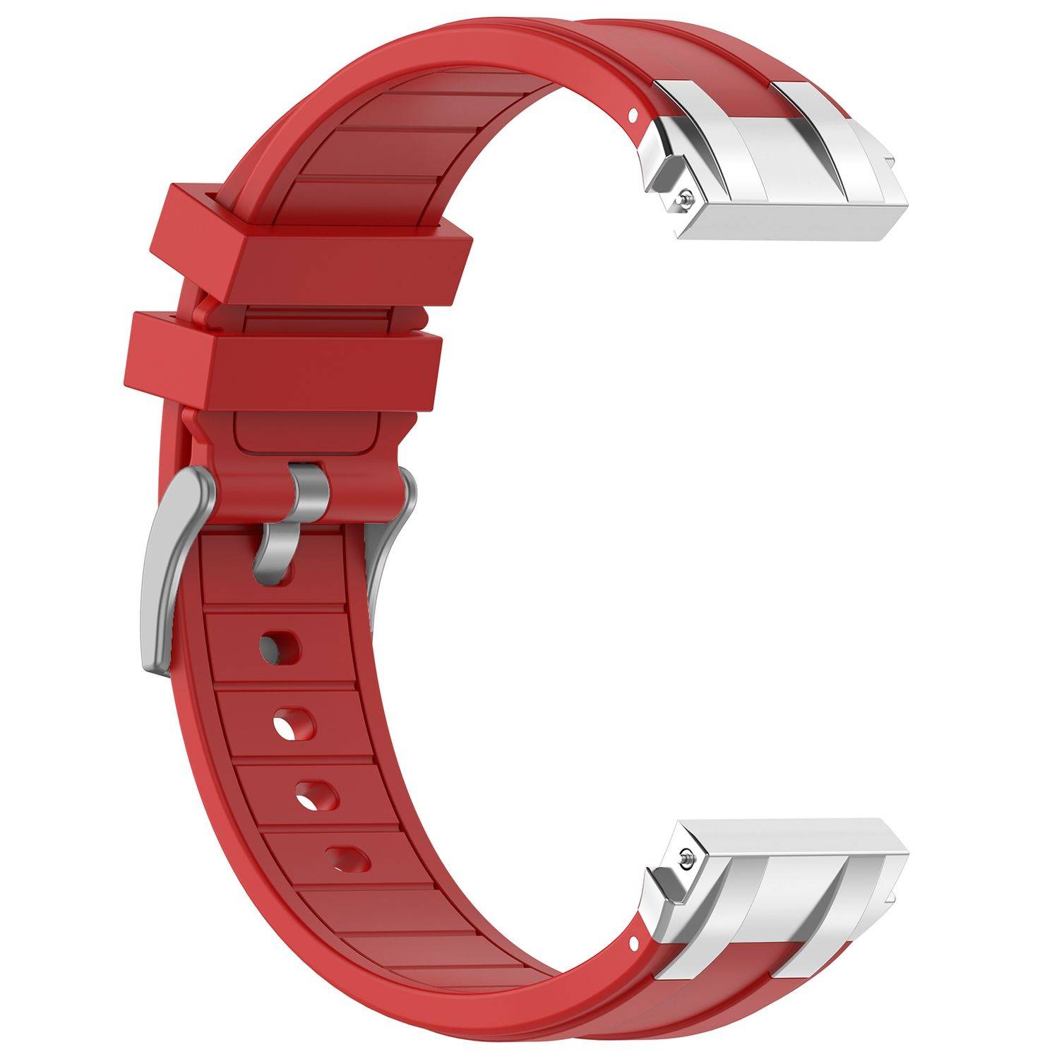 Für Samsung Galaxy Watch FE 40mm hochwertiges Silikon Arm Band Rot