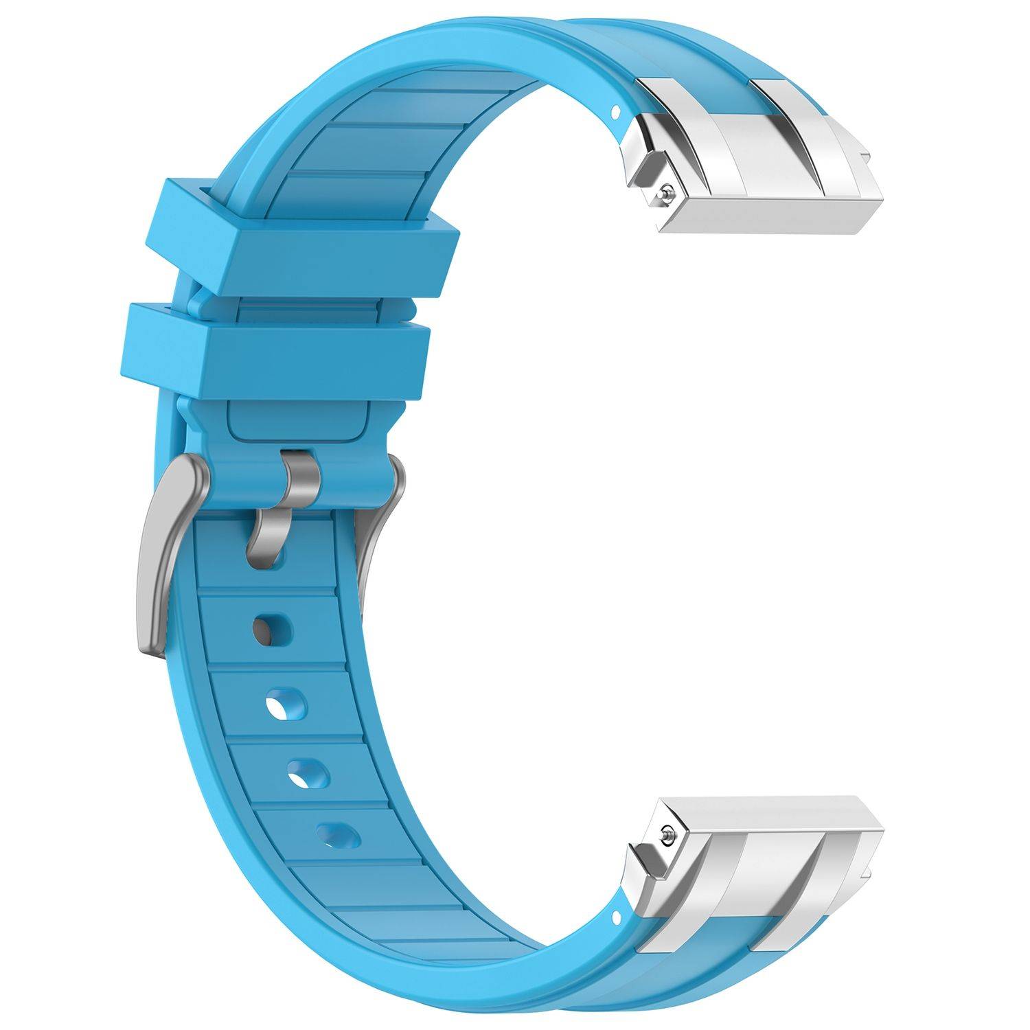 Für Samsung Galaxy Watch FE 40mm hochwertiges Silikon Arm Band H- Blau