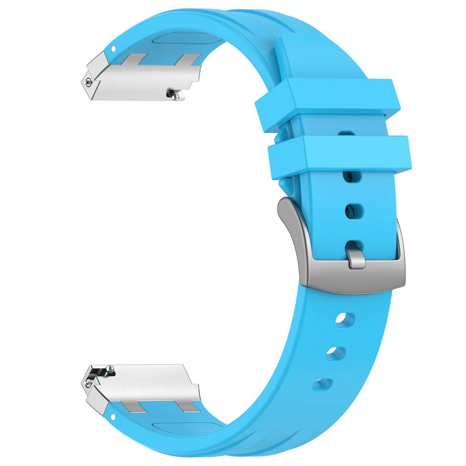Für Samsung Galaxy Watch FE 40mm hochwertiges Silikon Arm Band H- Blau