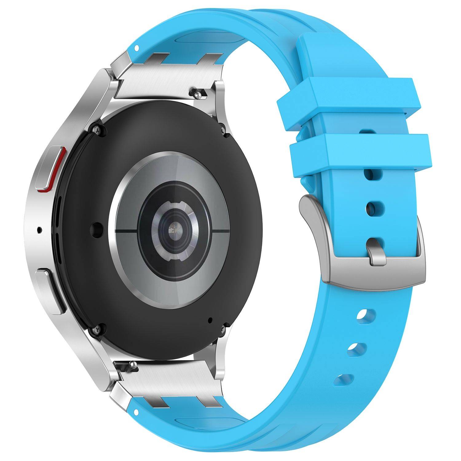 Für Samsung Galaxy Watch FE 40mm hochwertiges Silikon Arm Band H- Blau