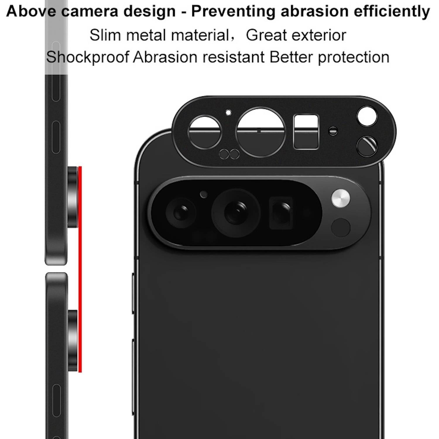 Für Google Pixel 9 Pro XL IMAK Premium Metall Kamera Linsen Schutz