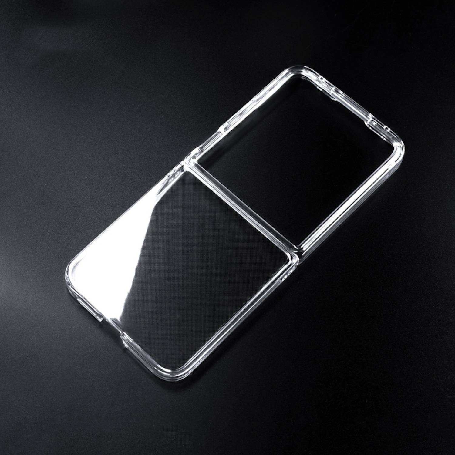 Für Xiaomi Mix Flip Kunststoff Schutz Transparent Handy Hülle Cover