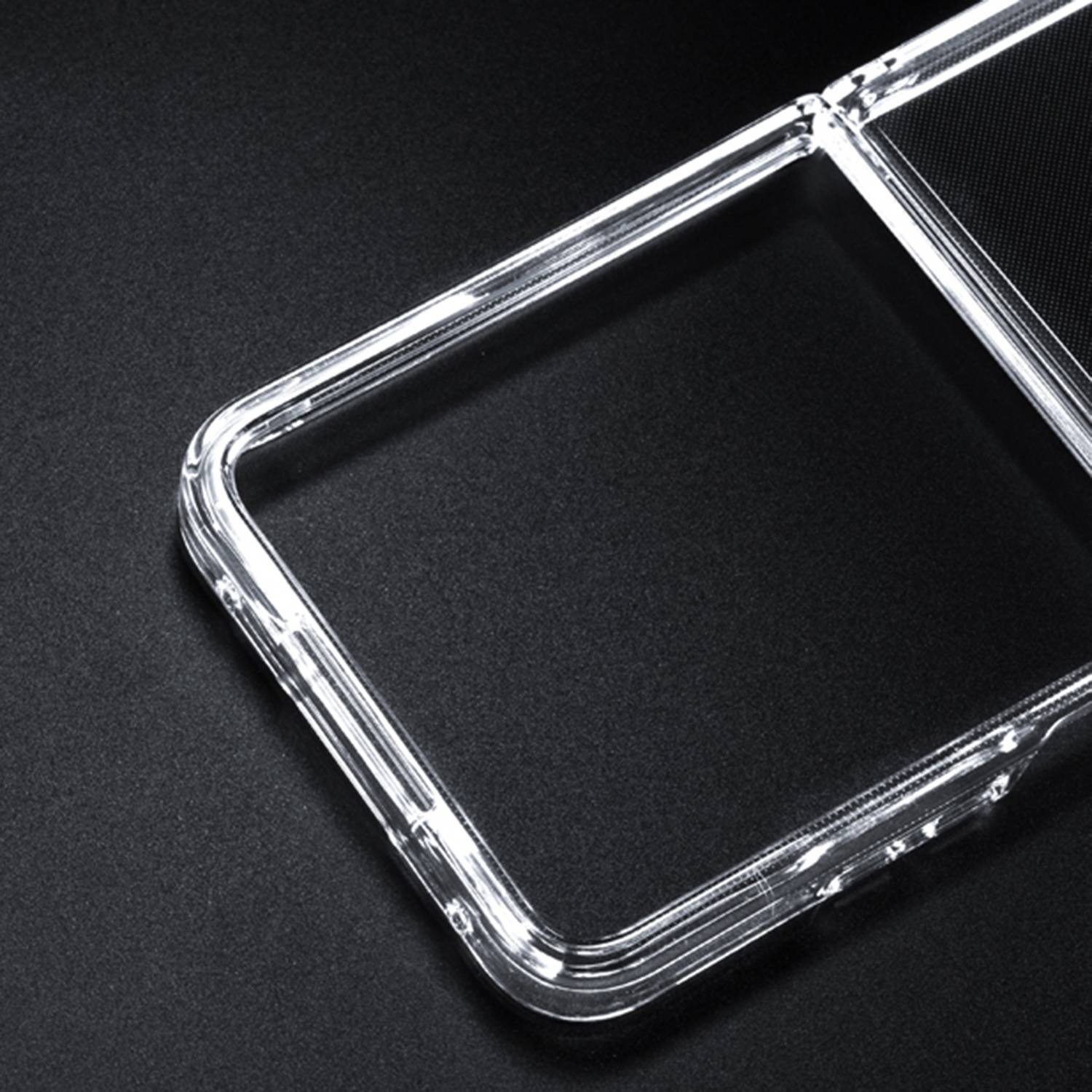 Für Xiaomi Mix Flip Kunststoff Schutz Transparent Handy Hülle Cover