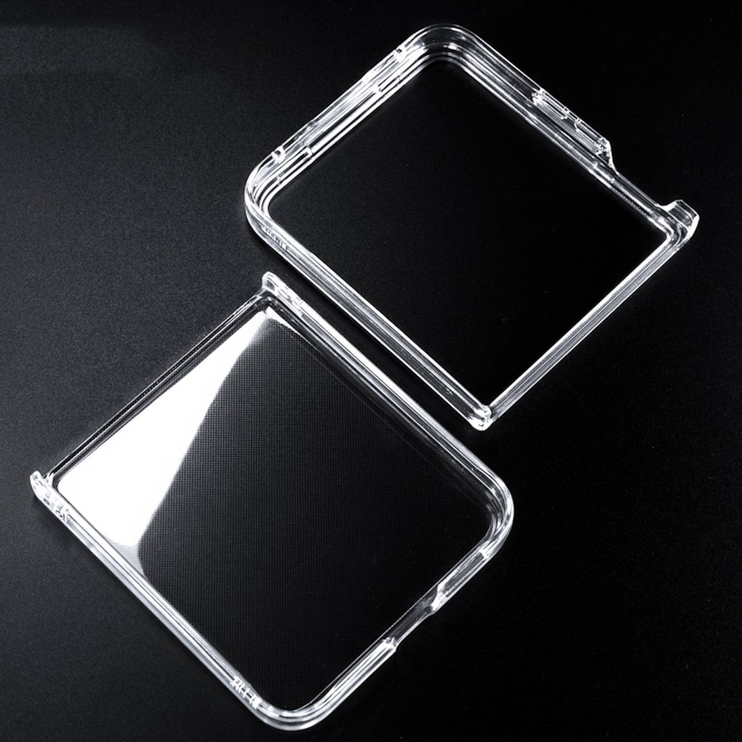 Für Xiaomi Mix Flip Kunststoff Schutz Transparent Handy Hülle Cover