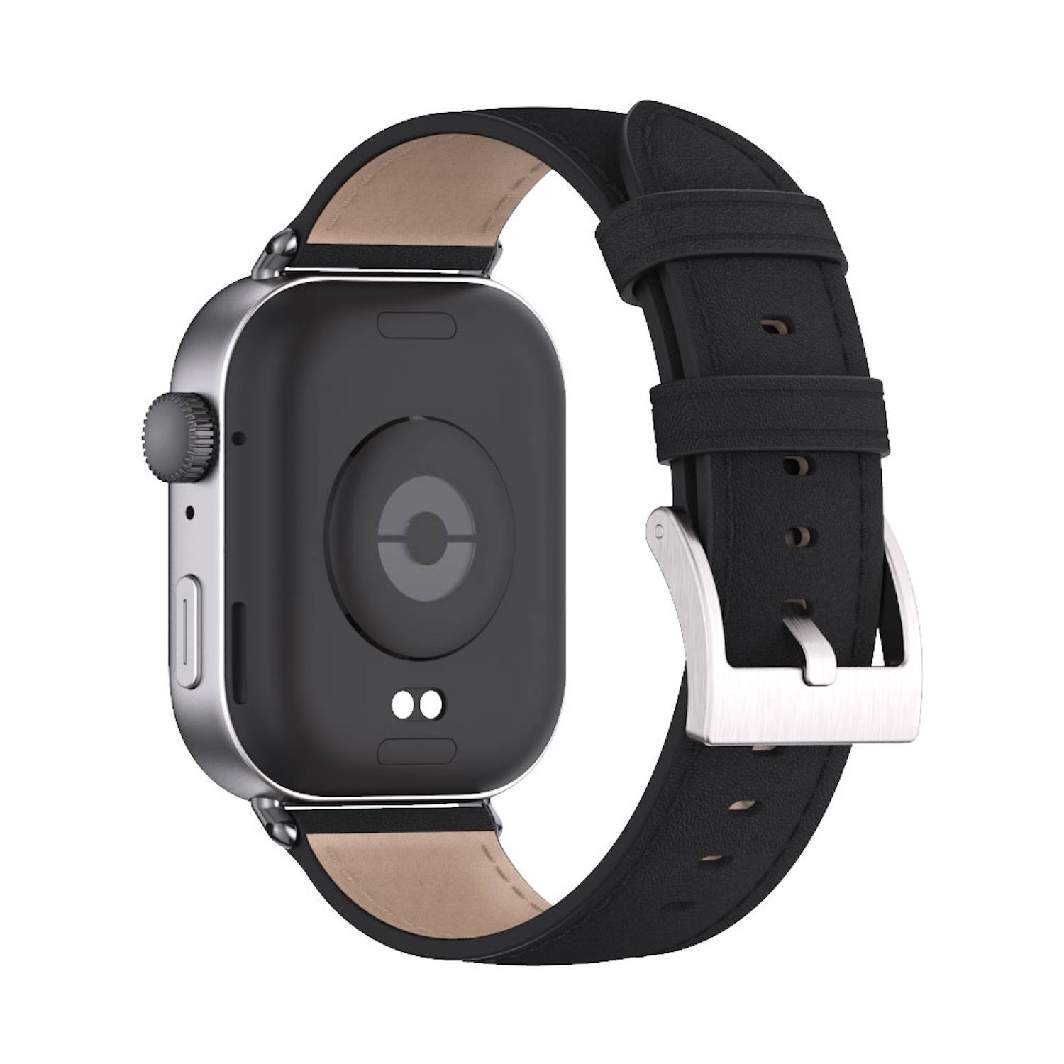 Für Huawei Watch Fit 3 Echt Leder Design Ersatz Smart Watch Arm Band Schwarz