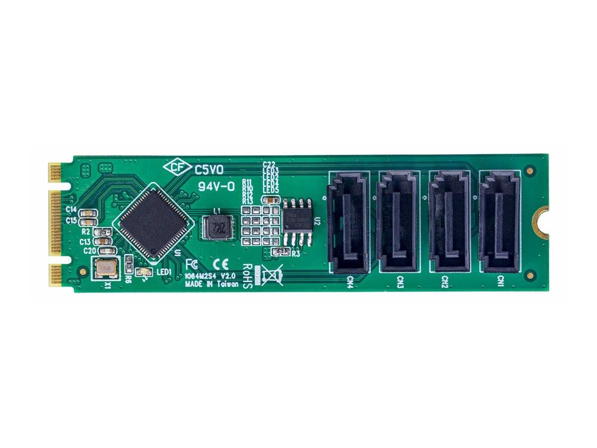 Adap StarTech 4-Port M.2 to SATA Adapter Card