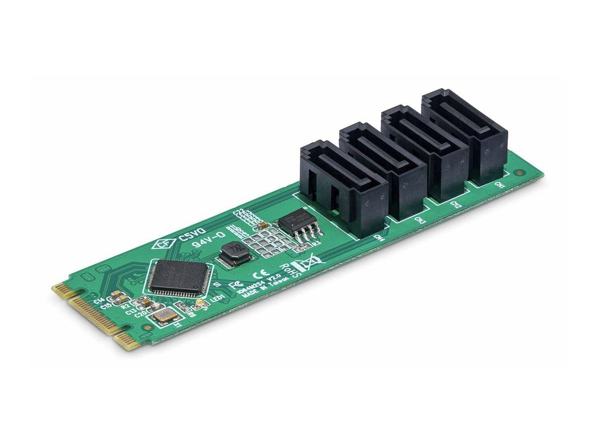 Adap StarTech 4-Port M.2 to SATA Adapter Card