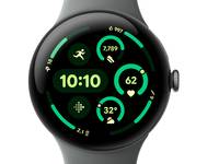 Google Pixel Watch 3 - 45 mm - Aluminium mattschwarz