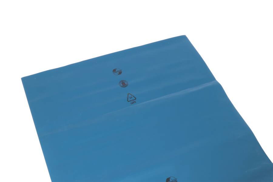 Kunststoffsack Premium 89669 Farbe blau Inhalt 120 l Breite 700 mm Höhe 1100 mm Stärke 150 my Verpackung einzeln Eigensc