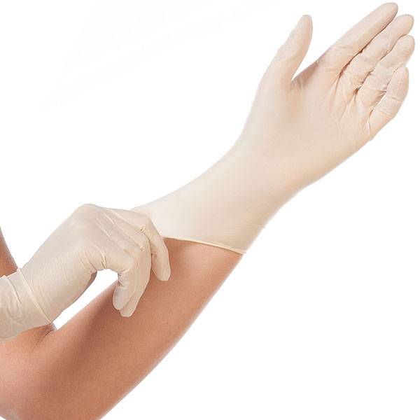 Franz Mensch Latexhandschuh Grip puderfrei für präzises Arbeiten