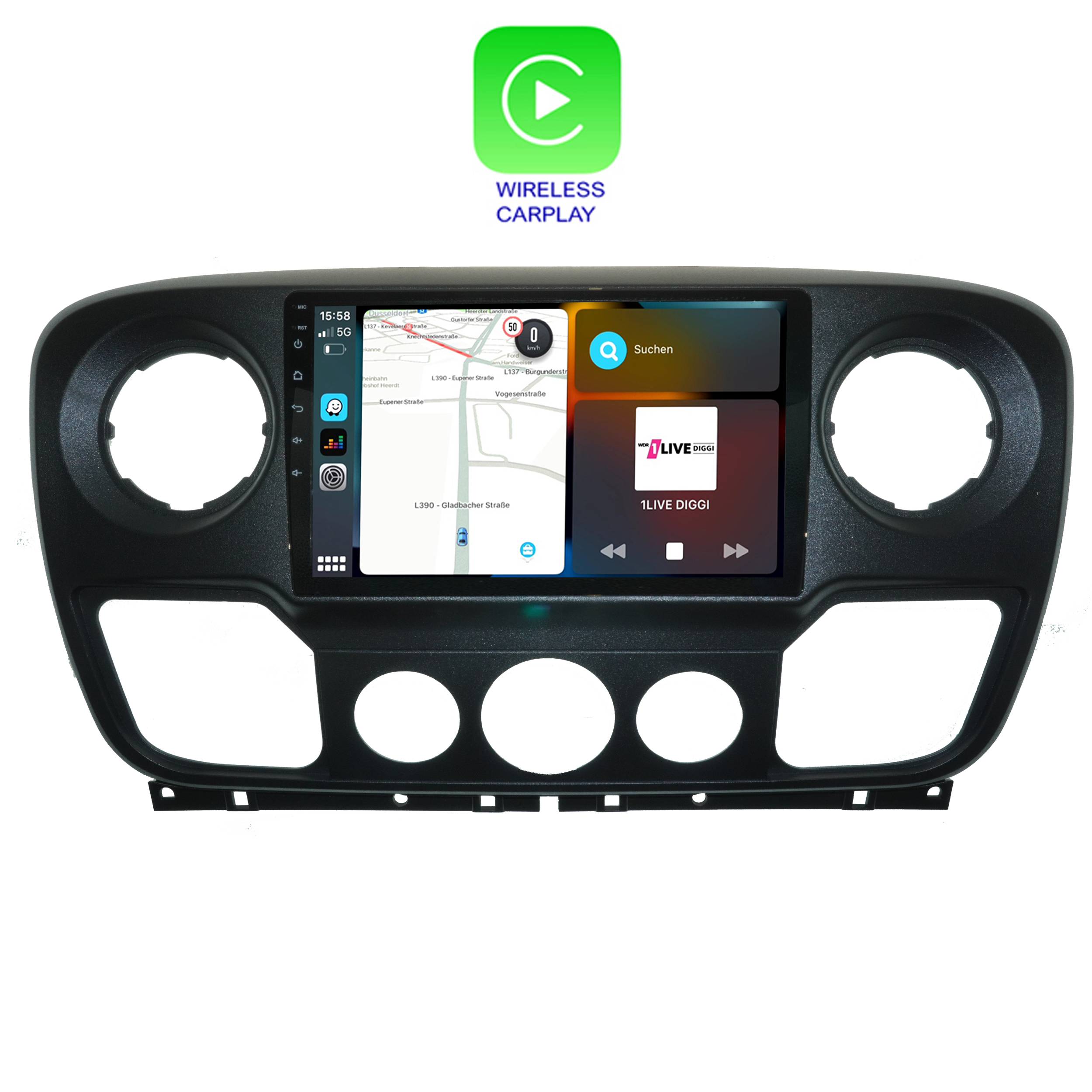 Für Renault Master 10" Touchscreen Android Autoradio GPS Navigation CarPlay