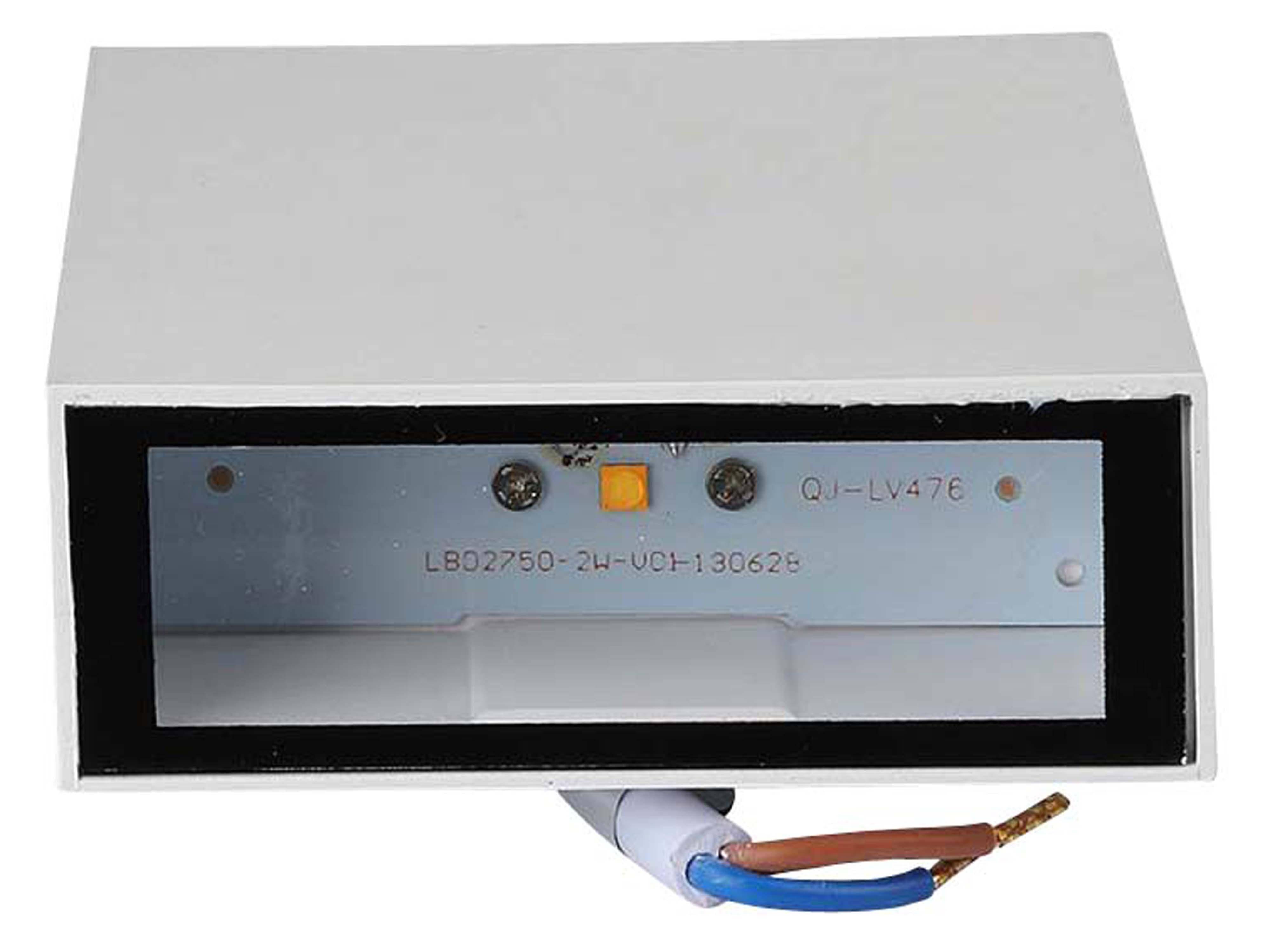 V-TAC LED-Wandleuchte VT-844, EEK: F, 4 W, 400 lm, 6400 K, weiß