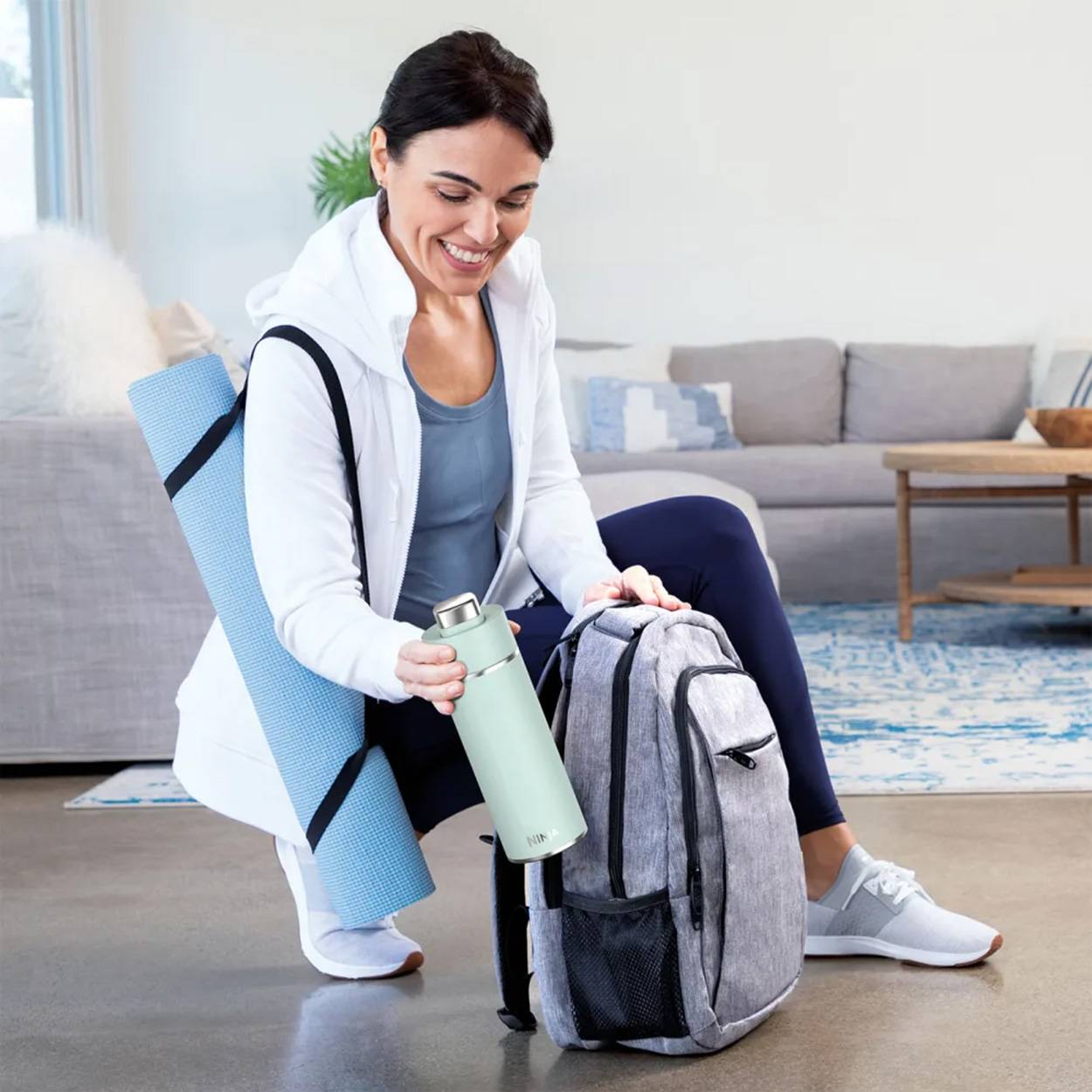 Ninja Thirsti Trinkflasche 530 ml-Mintgrün