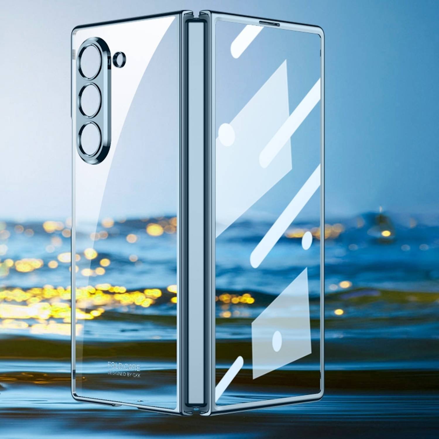 Für Samsung Galaxy Z Fold6 GKK integrierte Phantom Design Hülle Grün