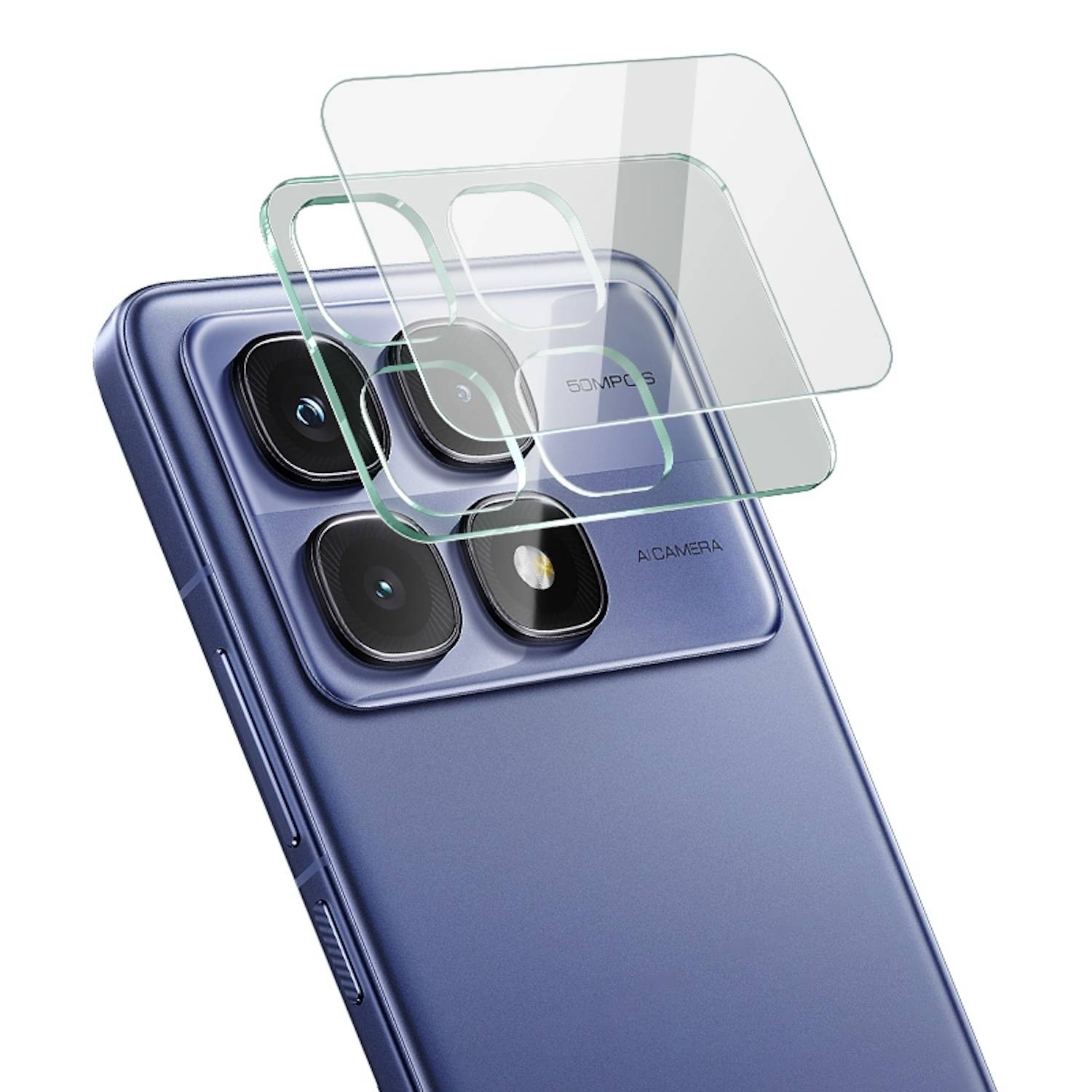 Für Xiaomi K70 Ultra Schutz Glas Panzer Back Kamera Komplettschutz