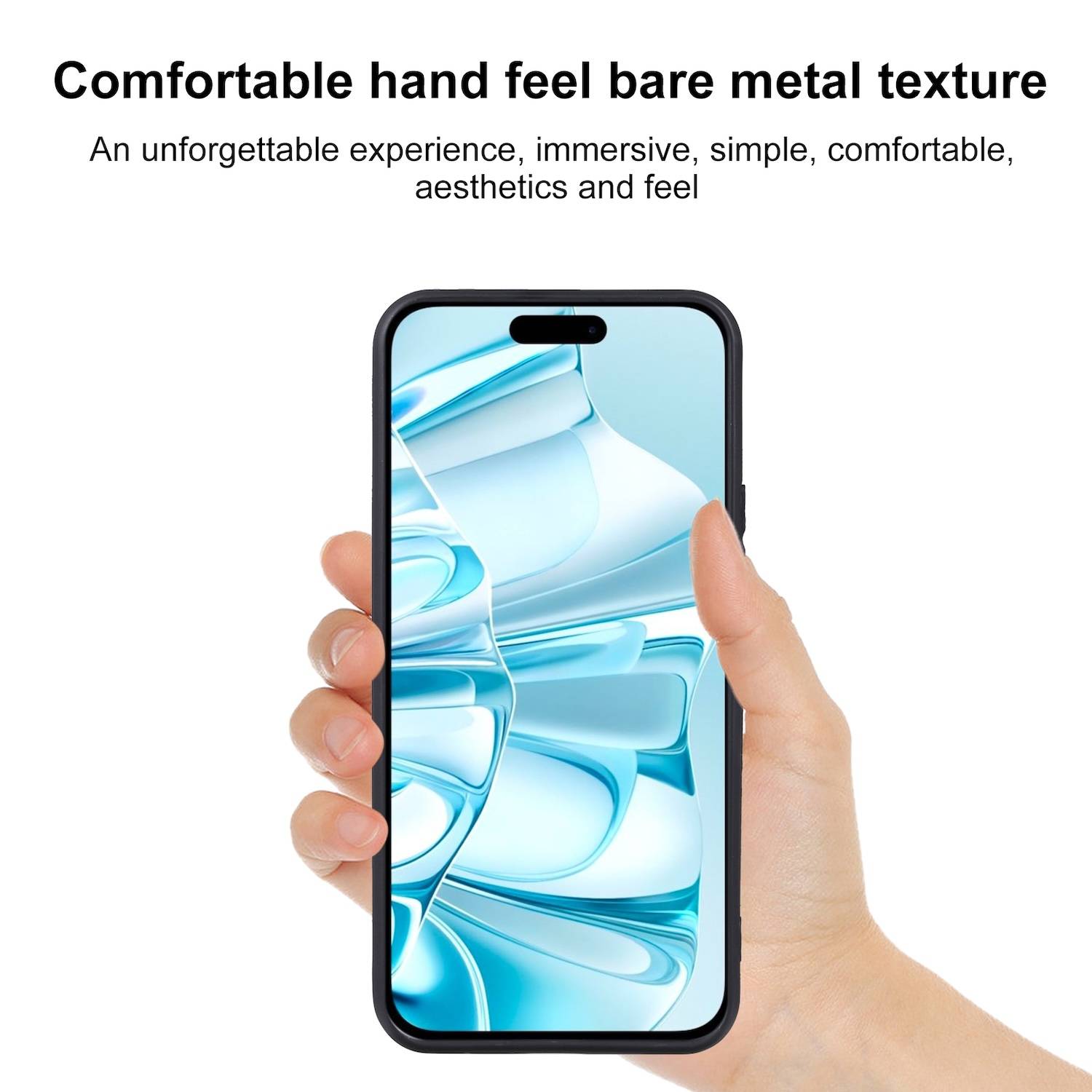 Für Apple iPhone 16 Silikon TPU Schutz Hülle Case Cover dünn Schwarz