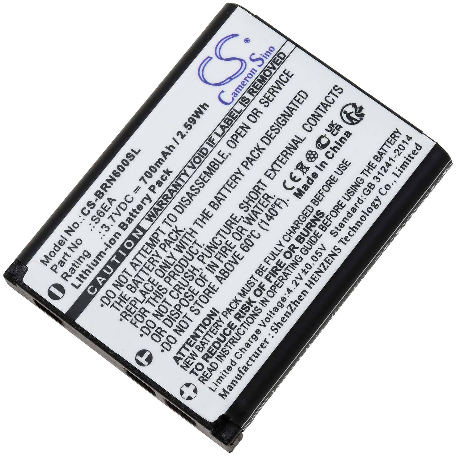 Powery Akku kompatibel mit Bosch Nyon E-Bike Boardcomputer, 3,7V, Li-Ion
