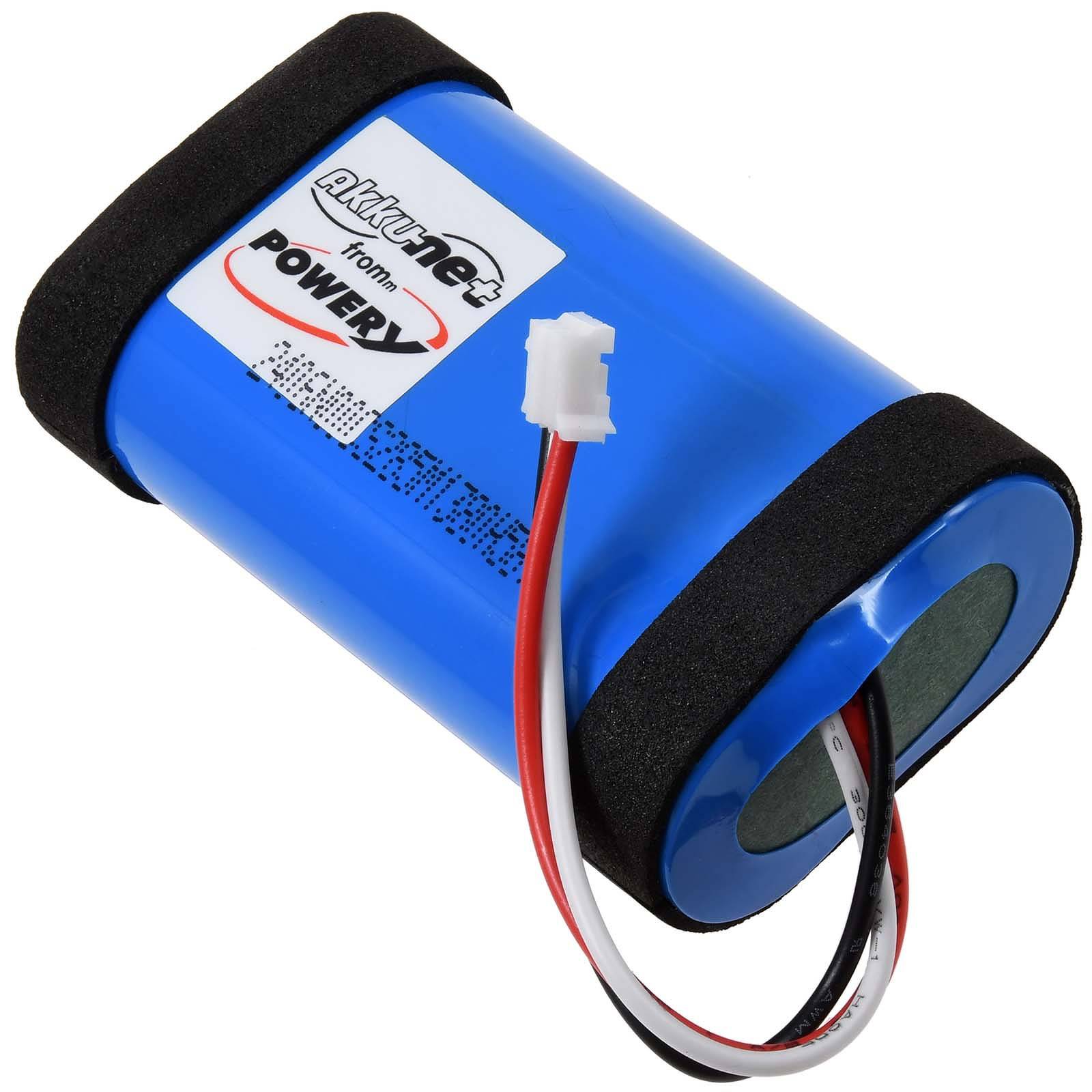 Powery Akku kompatibel mit Philips Typ ICR18650-1S2P, 3,7V, Li-Ion