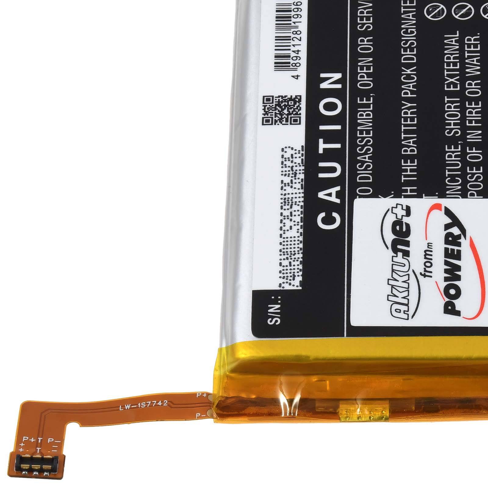 Powery Akku für Beafon X5_EU001BO Handy, 3,8V, Li-Polymer
