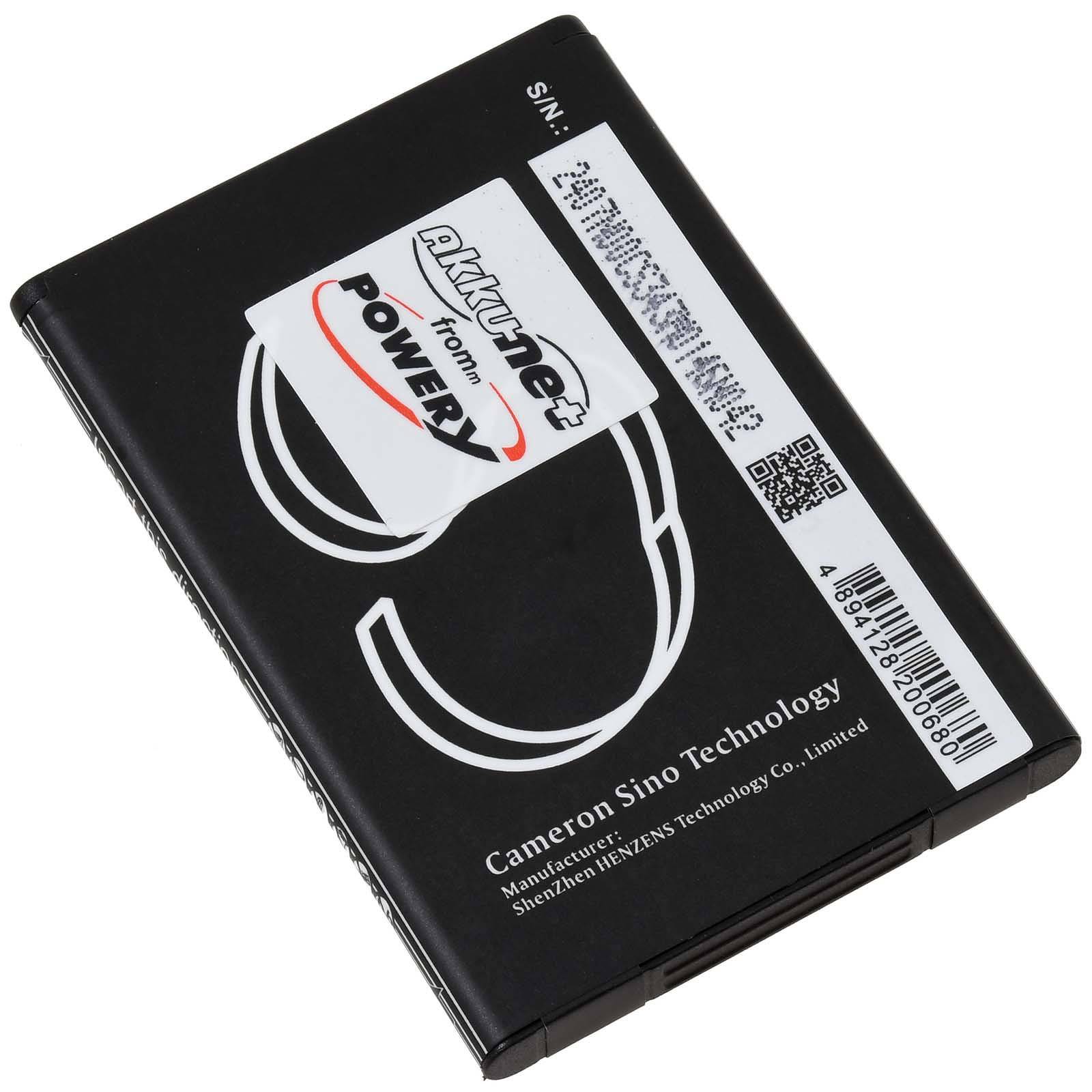 Powery Akku passend für Klapp-Handy Gigaset GL7 Typ V30145-K1310-X479, 3,7V, Li-Ion