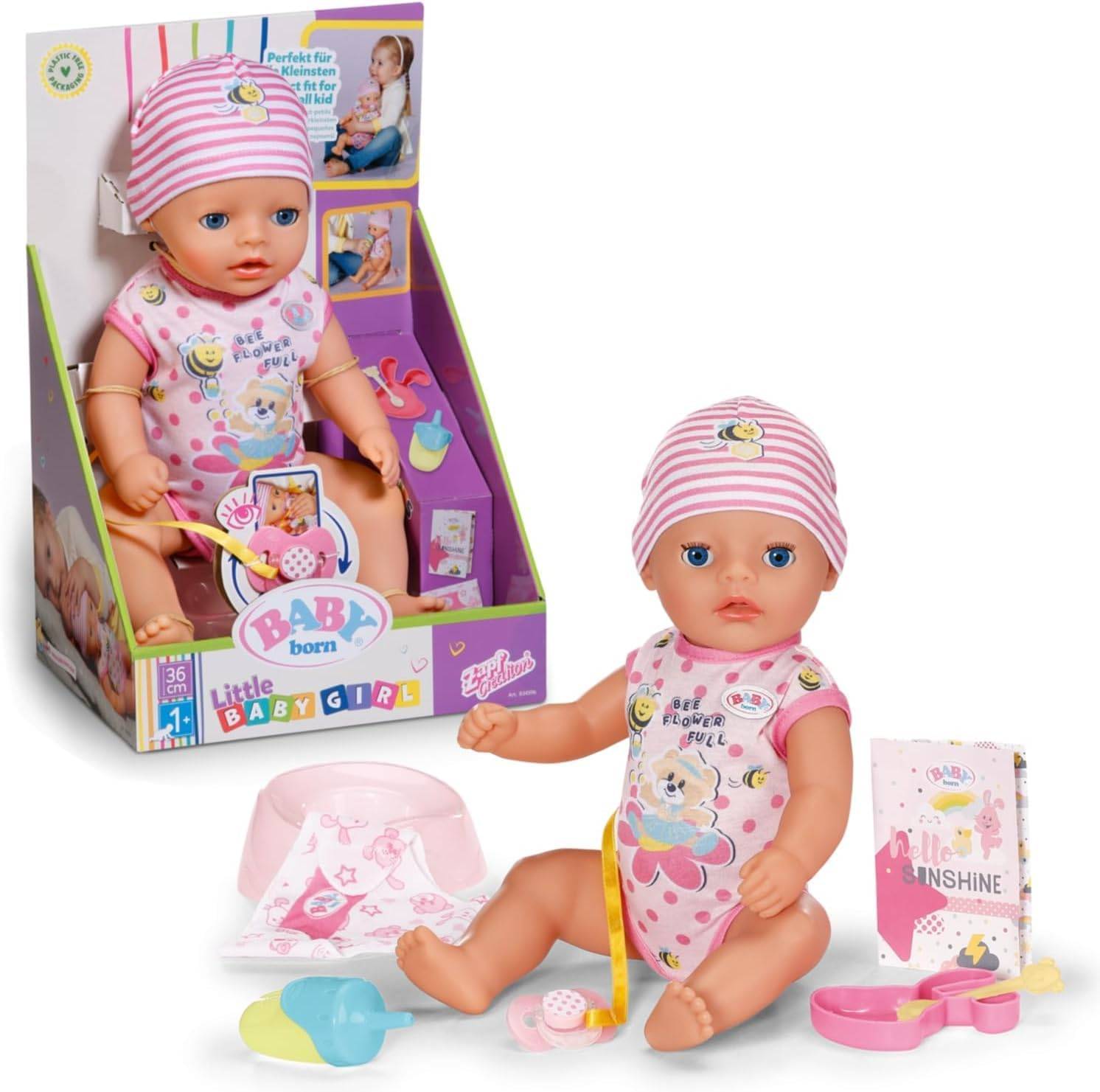 Zapf Creation 835333 - BABY born Lena (Little Baby Girl) 36cm - OOVP