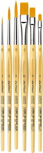 Da Vinci Pinselset Junior Starter, Schule und Kindergarten, Pinsel 6er Set
