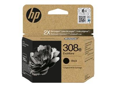 HP 308e EvoMore Black Original Ink Cart Drucken, Scannen & Verbrauchsmaterial Verbrauchsmaterialien