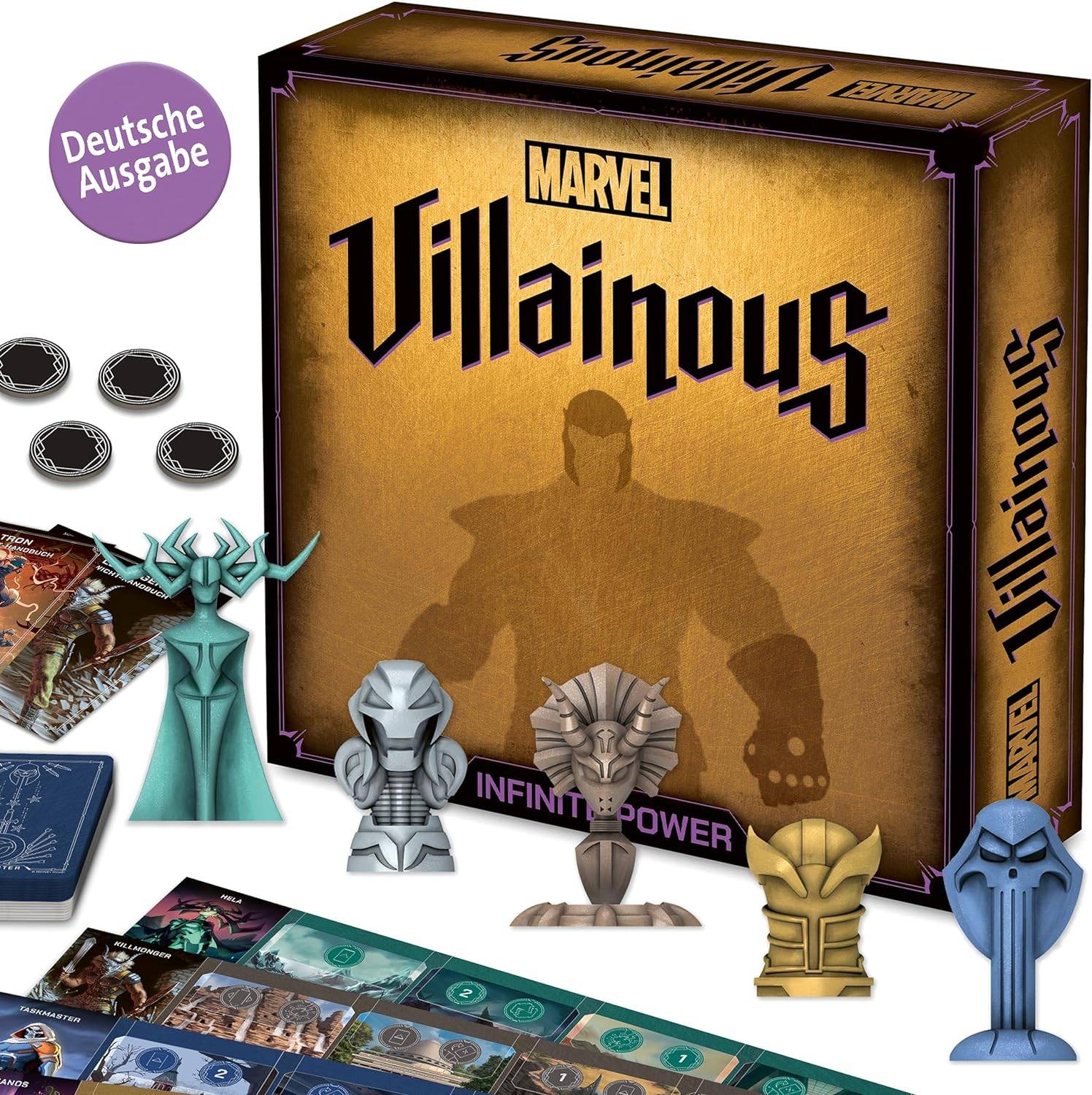 Ravensburger Gesellschaftsspiel BUNDLE - Marvel Villainous: Infinite Power + Arglist & Schabernack