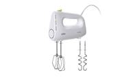 Braun HM1100WH Handmixer Handr?hrger?t mit 4 Geschwindigkeitsstufen plus Turbo, FastMix Technologie, EasyClick, inkl. Schneebesen und Knethaken