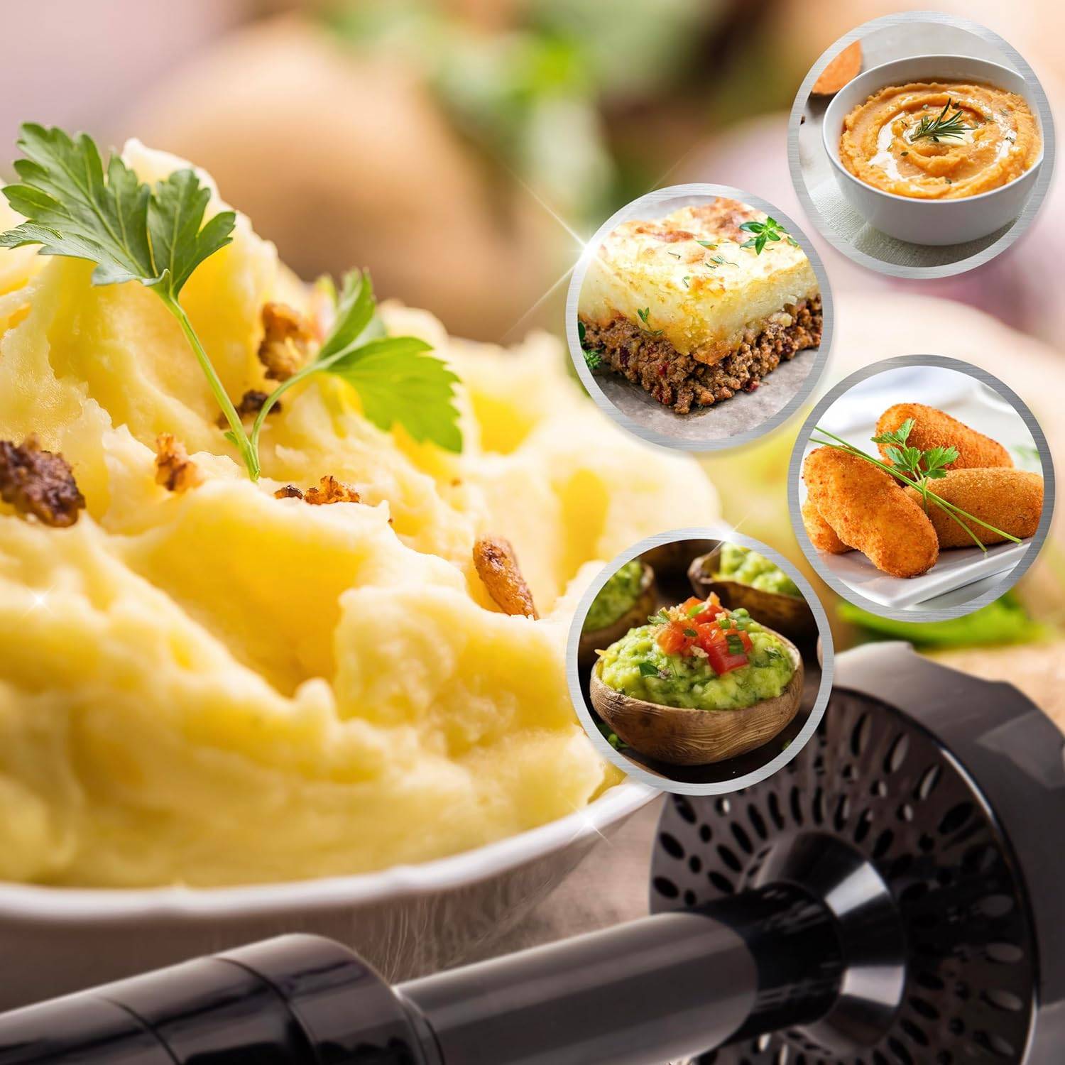 Duronic HBA35 Zubehör für elektrischen Stabmixer, Aufsatz für Duronic Pürierstab HB35B oder HB35C