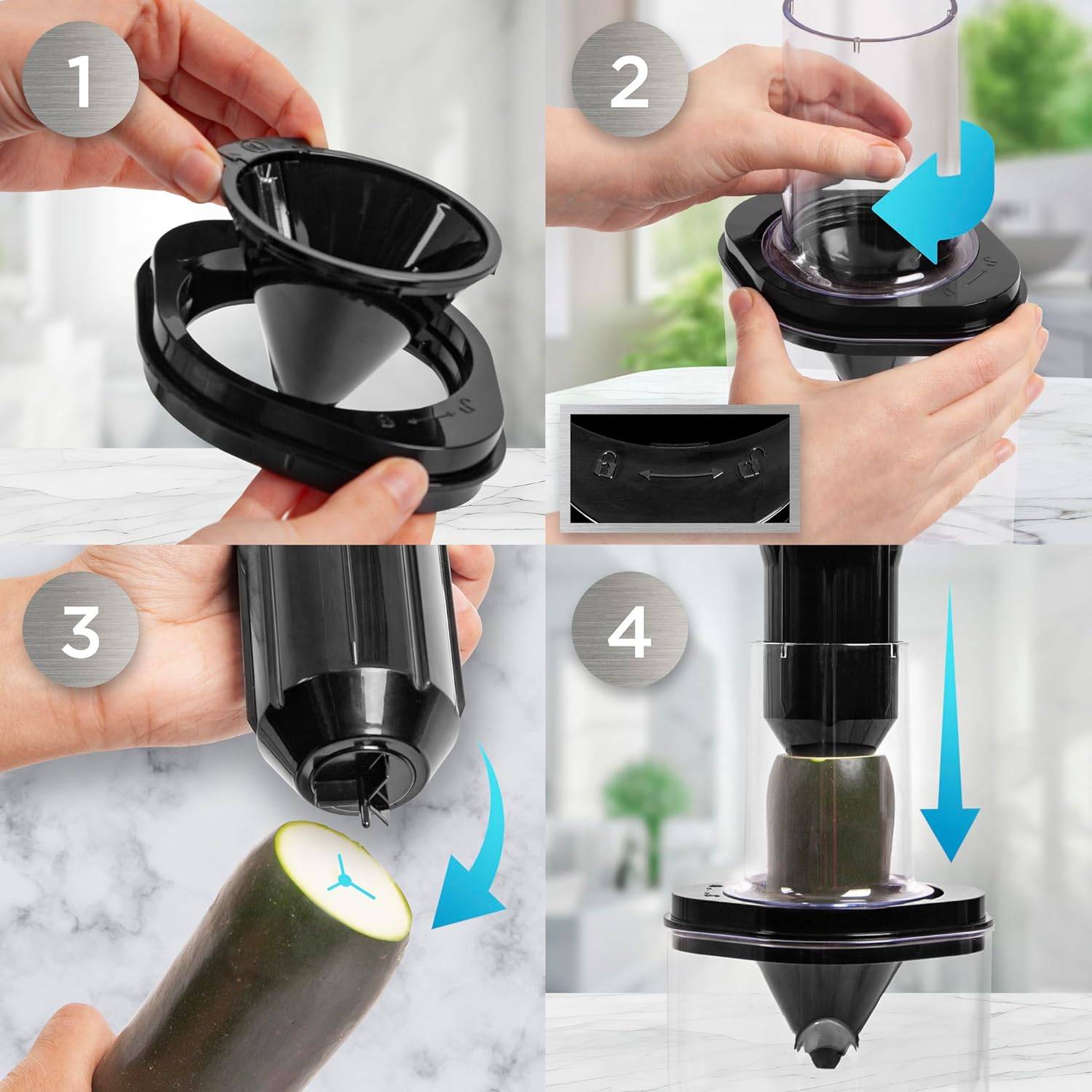 Duronic HBS35 Zubehör für elektrischen Stabmixer, Aufsatz für Duronic Pürierstab HB35B oder HB35C