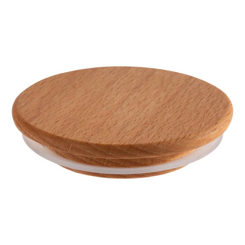 APS Deckel für Weck-Gläser, Buchenholz, 12er Set