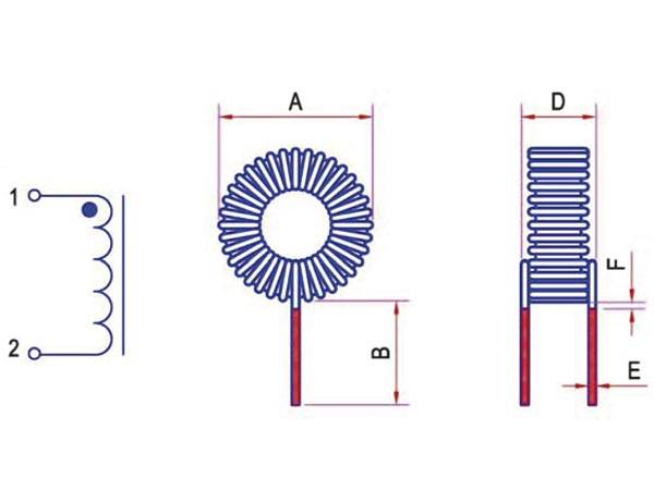 Velleman - 50L10 - Entstördrossel 50µH 16mohm - 10A