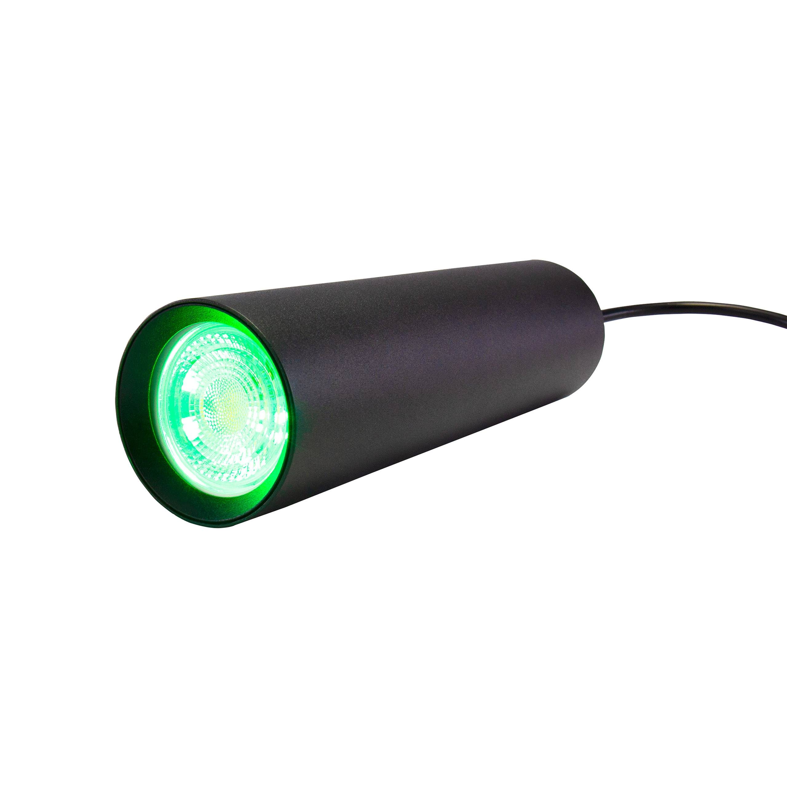 Spectrum LED 3-Phasen Stromschienenstrahler MADARA MINI II GU10 Pendelleuchte kürzbar IP20 max. 10W schwarz