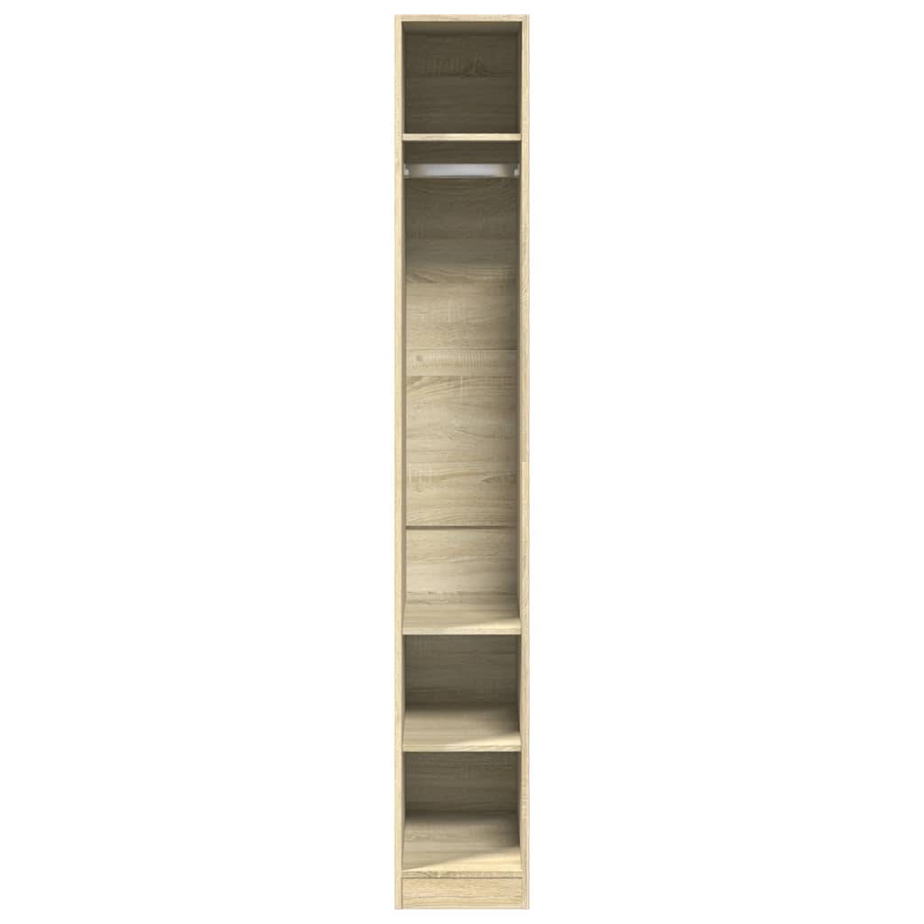 vidaXL Kleiderschrank Sonoma-Eiche 30x50x200 cm Holzwerkstoff