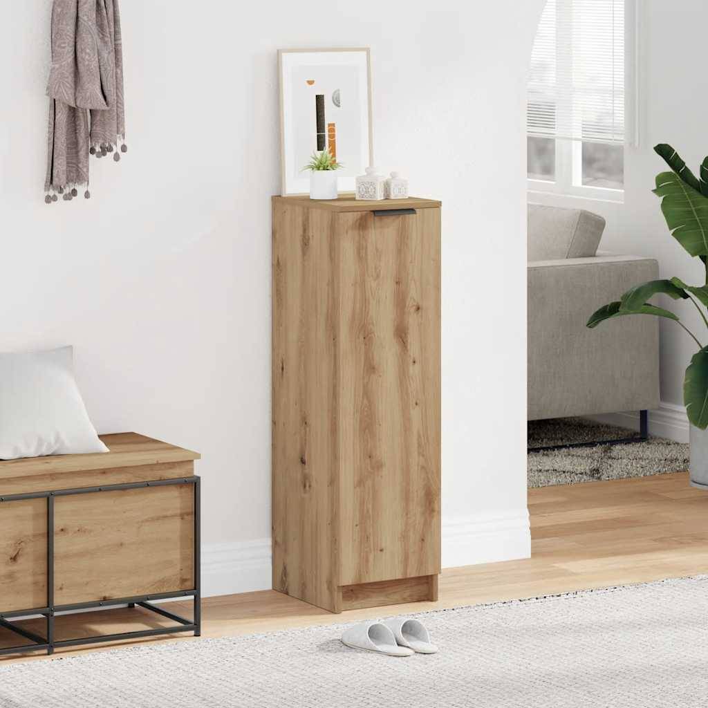 vidaXL Schuhschrank Artisan-Eiche 29,5x35x100,5 cm Holzwerkstoff