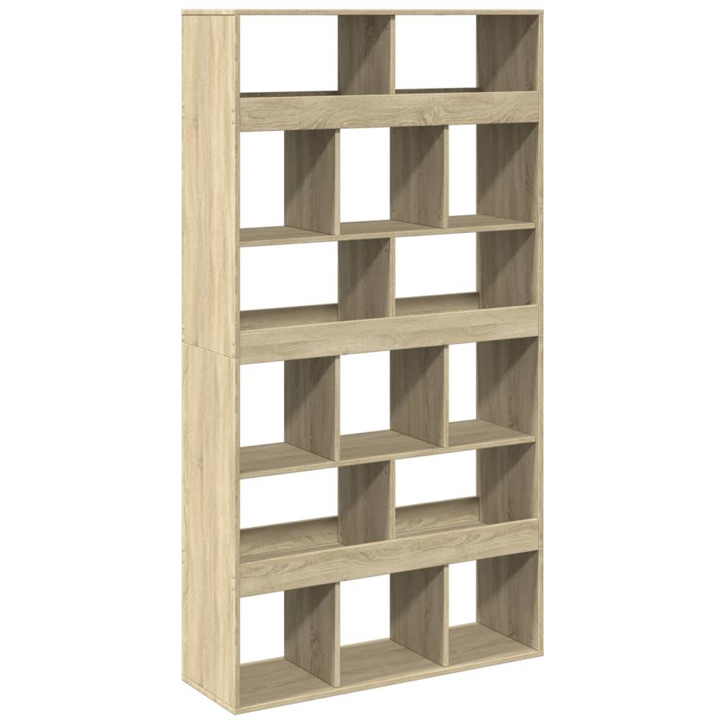vidaXL Bücherregal Sonoma-Eiche 100x33x187,5 cm Holzwerkstoff