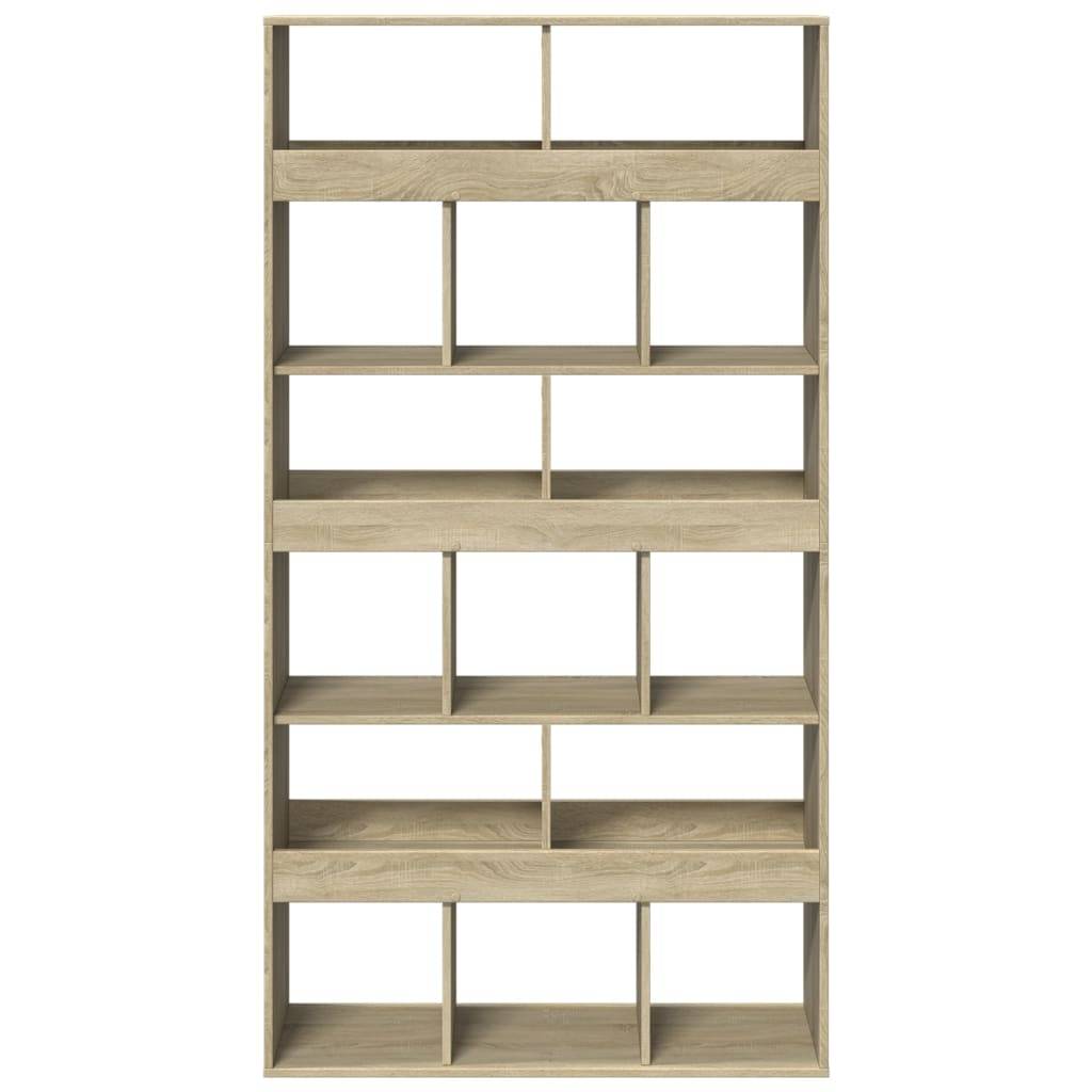vidaXL Bücherregal Sonoma-Eiche 100x33x187,5 cm Holzwerkstoff