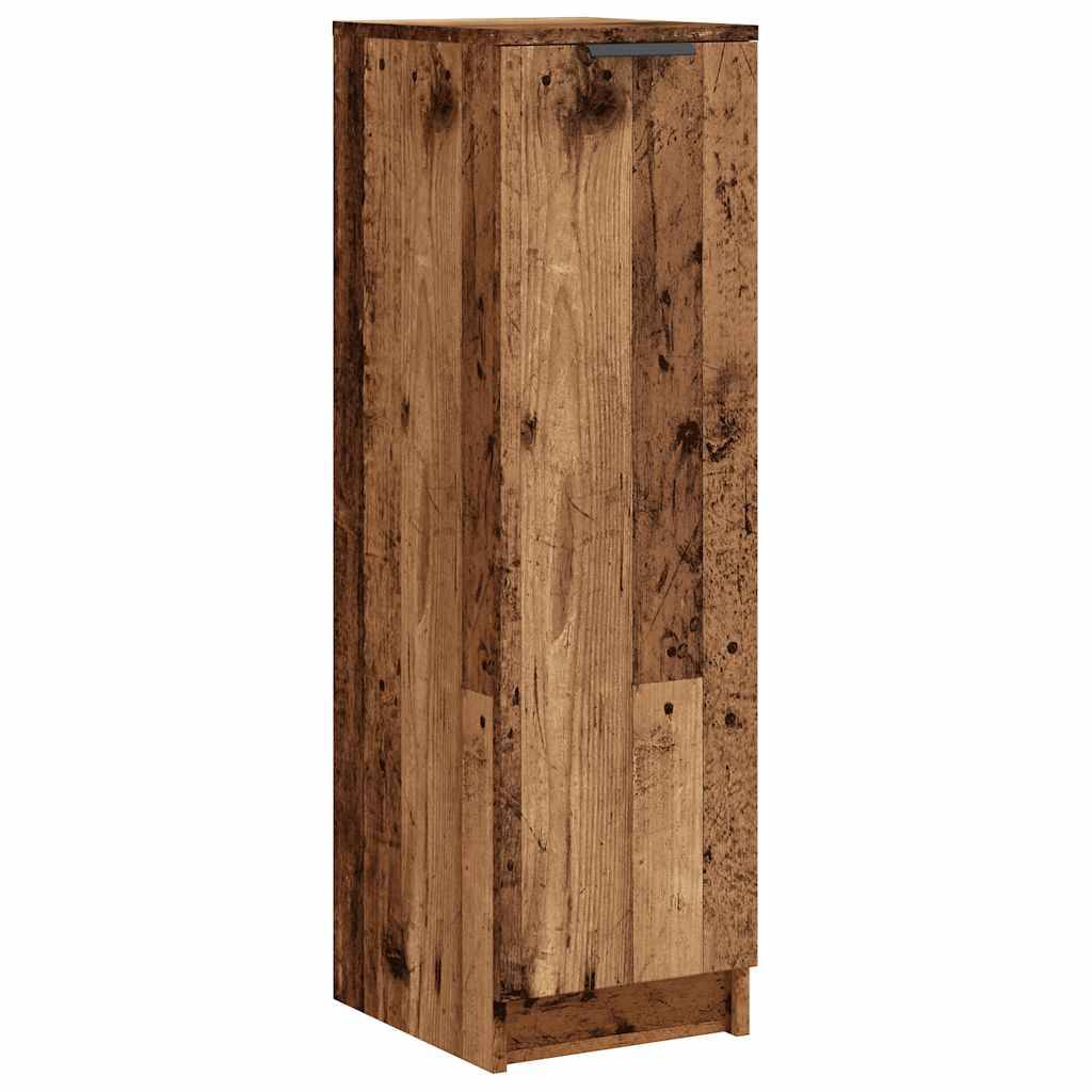 vidaXL Schuhschrank Altholz-Optik 29,5x35x100,5 cm Holzwerkstoff