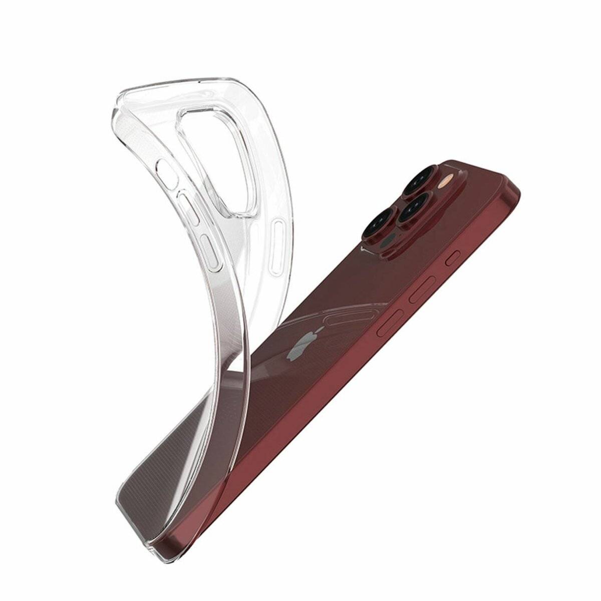 Silikon Hülle 1mm Bumper Cover Ultra Clear kompatibel mit iPhone 16 Pro