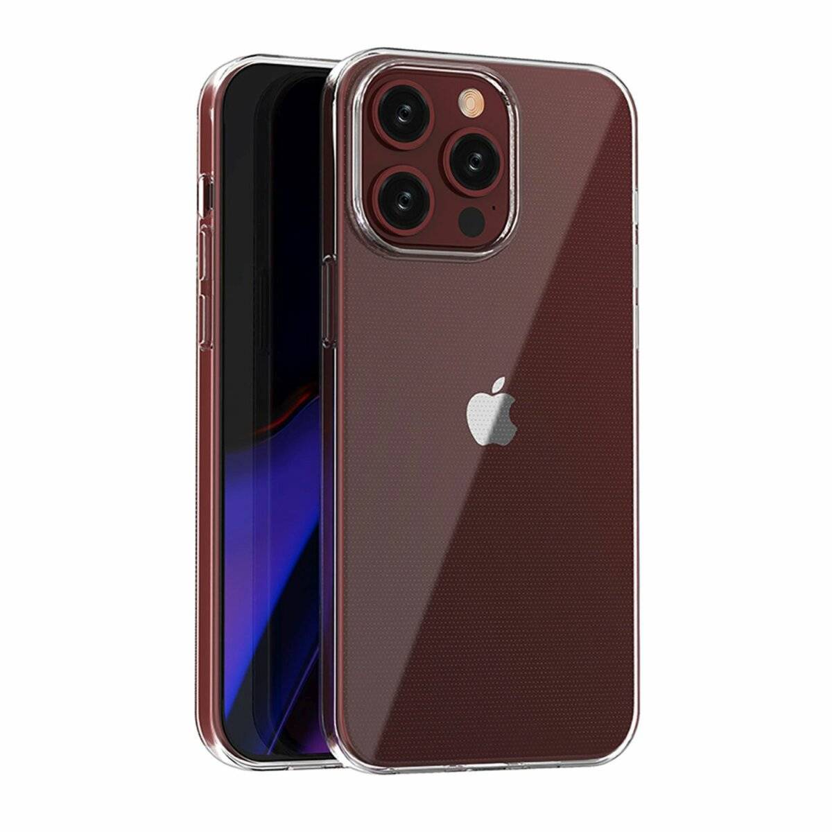 Silikon Hülle 1mm Bumper Cover Ultra Clear kompatibel mit iPhone 16 Pro